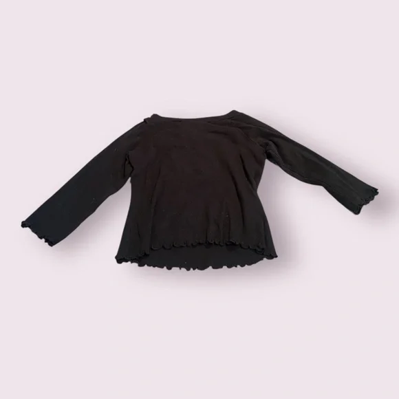 Vintage Girls Lily Bleu Drama Queen Black And Pink L/S With Buckle Detail - Picture 7 of 8